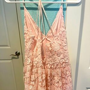 Light pink sun dress